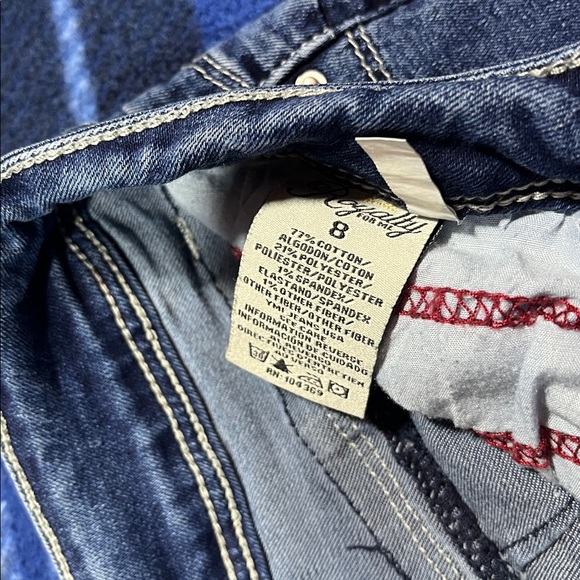Royalty For Me Skinny Ankle Cut Blue Jeans - Size 8 - Picture 7 of 8
